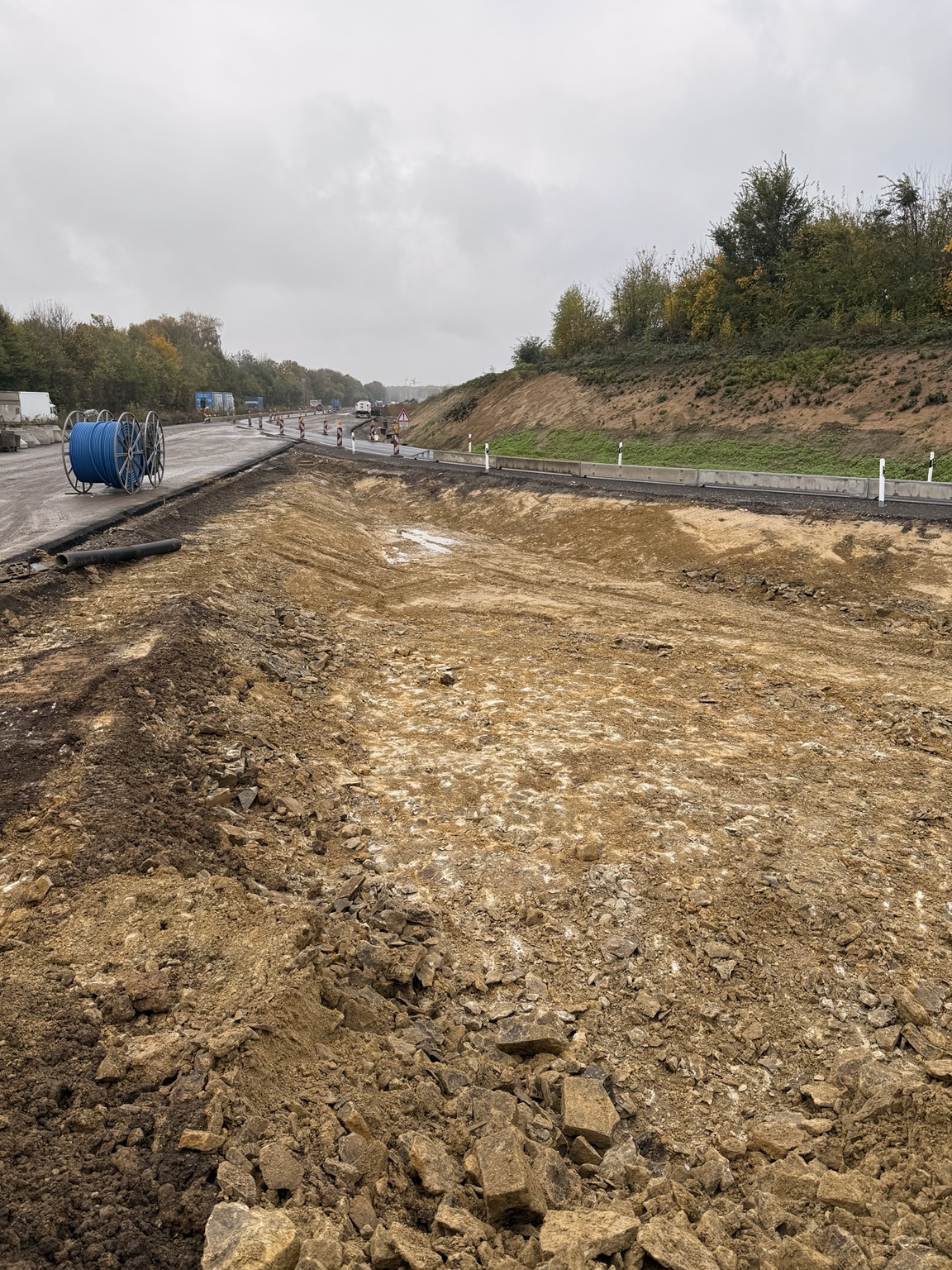 Erd- und Tiefbaustelle